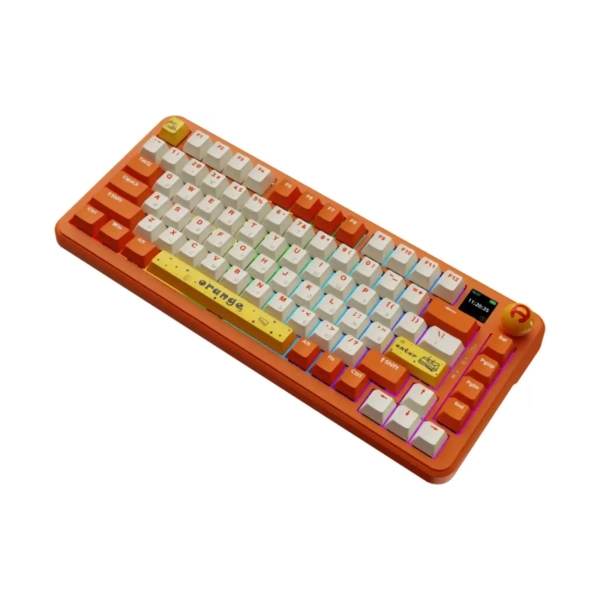 Ajazz AK820 MAX RGB Avocado Switch Wireless With Screen (AK820MAX-AS-OW) Orange