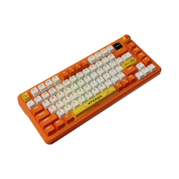 Ajazz AK820 MAX RGB Avocado Switch Wireless With Screen (AK820MAX-AS-OW) Orange