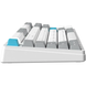 GamePro Asgard Ragnar Keychron Super Red Switch Wireless/Bluetooth/USB-C White (MK285WH)