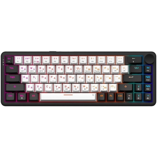 GamePro Asgard Valhalla QLAB Orange Switch RGB Wireless/Bluetooth/USB-C (MK210B Pro) MK210B Pro фото