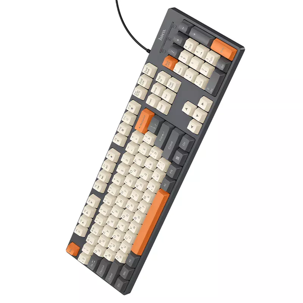 Keyboard HOCO GM61 Murphy 3-color wired keyboard(Ukrainian version) star gray