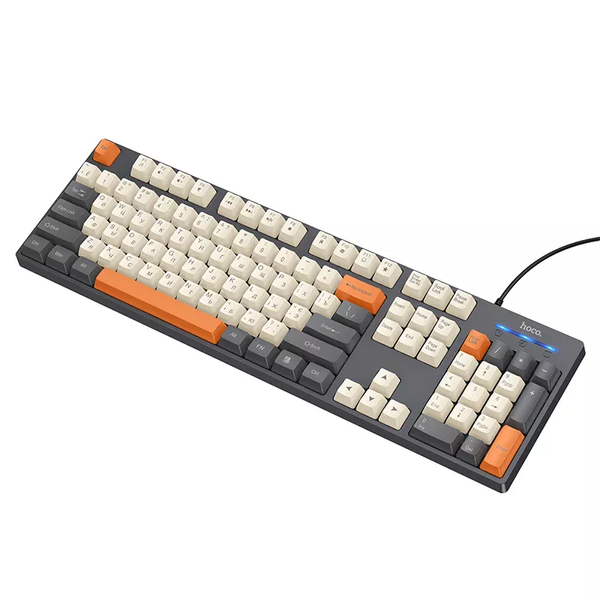 Keyboard HOCO GM61 Murphy 3-color wired keyboard(Ukrainian version) star gray