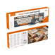 Keyboard HOCO GM61 Murphy 3-color wired keyboard(Ukrainian version) star gray
