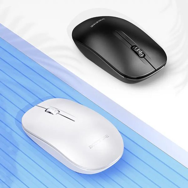 Mouse BOROFONE BG14 Planet 2.4G business wireless mouse White