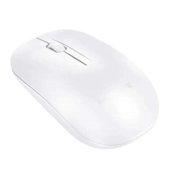 Mouse BOROFONE BG14 Planet 2.4G business wireless mouse White