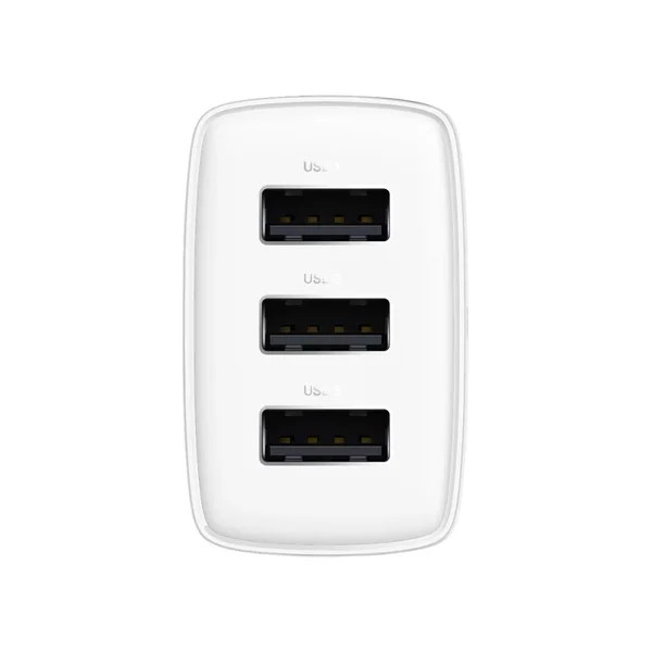 Baseus Compact Charger 3U 17W EU White CCXJ020102 фото