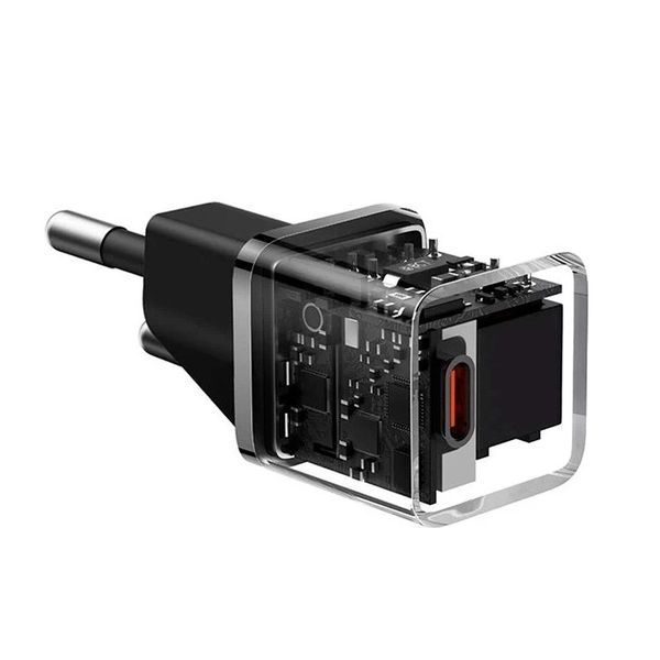 Baseus GaN5 Fast Charger(mini) 1C 20W EU Black CCGN050101 фото