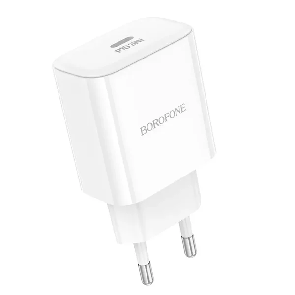 BOROFONE BA81A single port PD20W charger(EU) White
