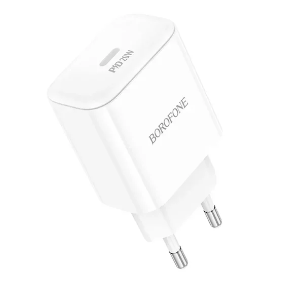 BOROFONE BA81A single port PD20W charger(EU) White