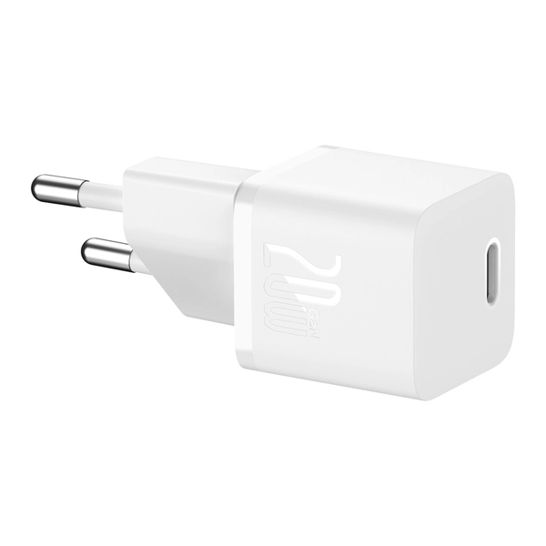 Baseus GaN5 Fast Charger(mini) 1C 20W EU White CCGN050102 фото