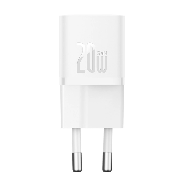 Baseus GaN5 Fast Charger(mini) 1C 20W EU White CCGN050102 фото