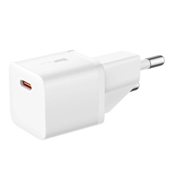 Baseus GaN5 Fast Charger(mini) 1C 20W EU White CCGN050102 фото