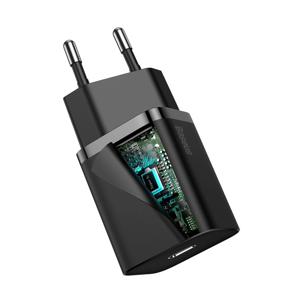 Baseus Super Si Quick Charger 1C 20W EU Black CCSUP-B01 фото