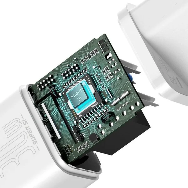 Baseus Super Si quick charger IC 30W EU White CCSUP-J02 фото