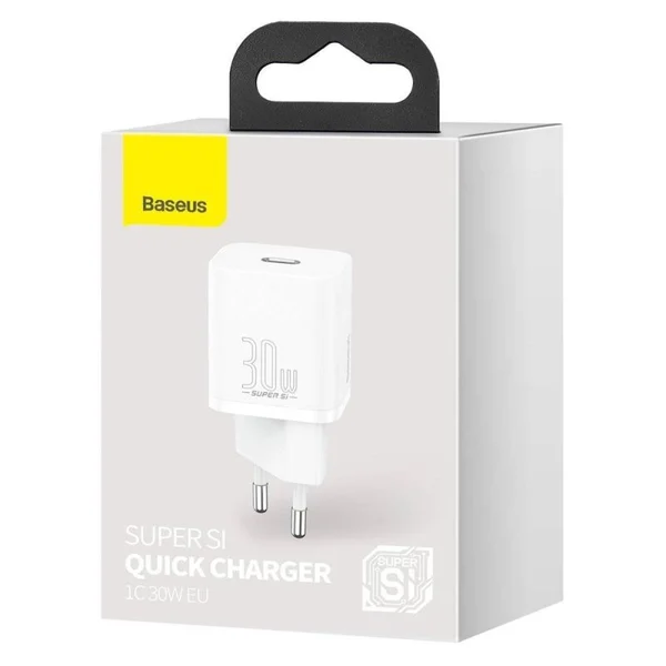 Baseus Super Si quick charger IC 30W EU White CCSUP-J02 фото