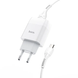 HOCO C73A Glorious dual port charger set(Micro) 12W White 6931474713063 фото 2
