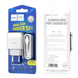 HOCO C73A Glorious dual port charger set(Micro) 12W White 6931474713063 фото 7