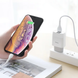 HOCO C73A Glorious dual port charger set (iP)(EU) White 6931474713056 фото 7
