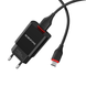 BOROFONE BA20A Sharp single port charger set(Micro) 10.5W Black