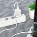 BOROFONE BA74A Aspirer single port charger set(Micro) White