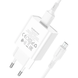 BOROFONE BA74A Aspirer single port charger set(Micro) White