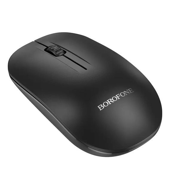 Mouse BOROFONE BG14 Planet 2.4G business wireless mouse Black