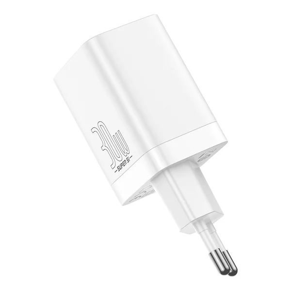 Baseus Super Si Pro Quick Charger C+U 30W EU White