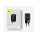 Baseus GaN5 Fast Charger(mini) 1C 30W EU Black CCGN070401 фото 4